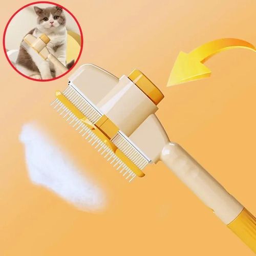 Peigne pour Chat Et Chien, épilateur pour animaux de compagnie, brosse à un bouton pour chiens, brosse autonettoyante pour chat, peignes de Massage pour chiens, brosses de toilettage pour produits pour animaux de compagnie