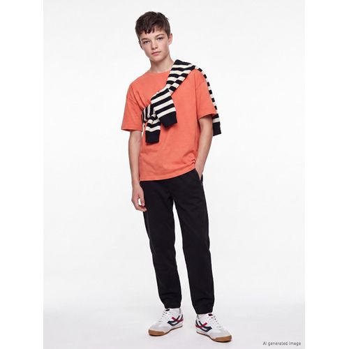 Pantalon jogger en gabardine pour garçon