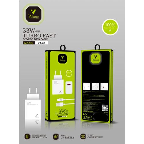 chargeur 33W Turbo Fast (modèle VT-09)