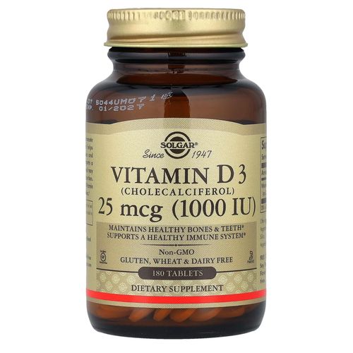 D3 Vitamine // 25 µg (1000 UI) // 180 comprimés