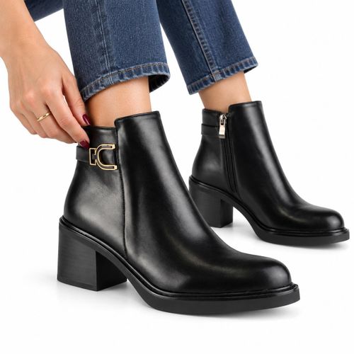 Bottine pour femme BT-SOL1234 noir