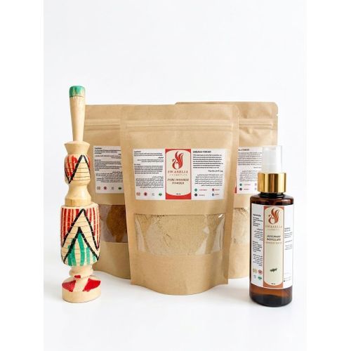Pack Soin Capillaire Swanelia - Amla, Shikakai, Grenade, Hydrolat Romarin + CADEAU