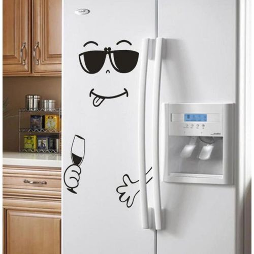 ملصق ديكور للثلاجة ، نظارات