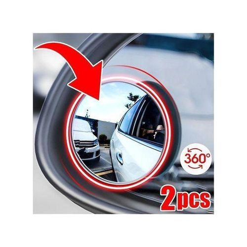 Lot de 2 rétroviseurs d'angle mort pour voiture rétroviseur universel couvrant la zone