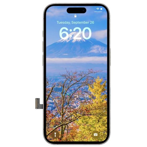 Afficheur pour iPhone 15 Pro Max LCD FHD Ecran Incell + incassable en verre trempé