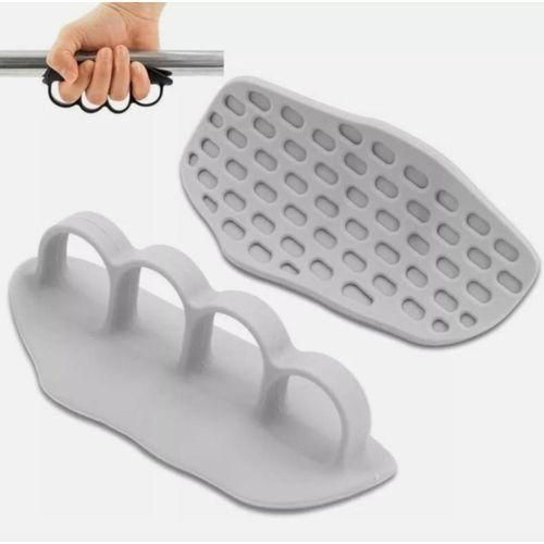 1 paire de poignées d'entraînement en caoutchouc antidérapantes, conforme à la ergonomie ou des pulls d'haltérophilie, entraînement de gymnastique, gants de fitness unisexes