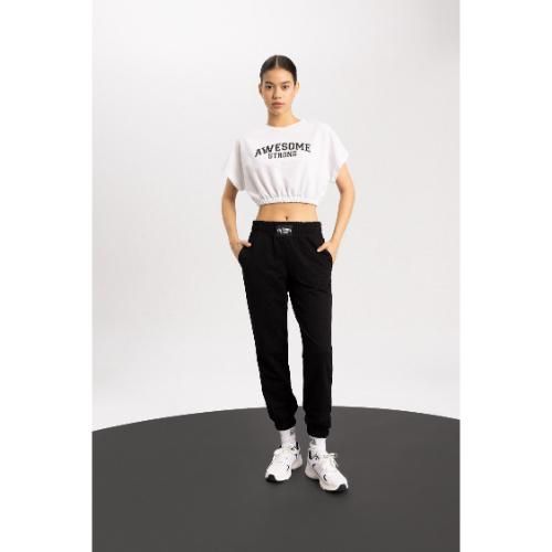 Pantalon Femme en coton - Noir - A2424AX.