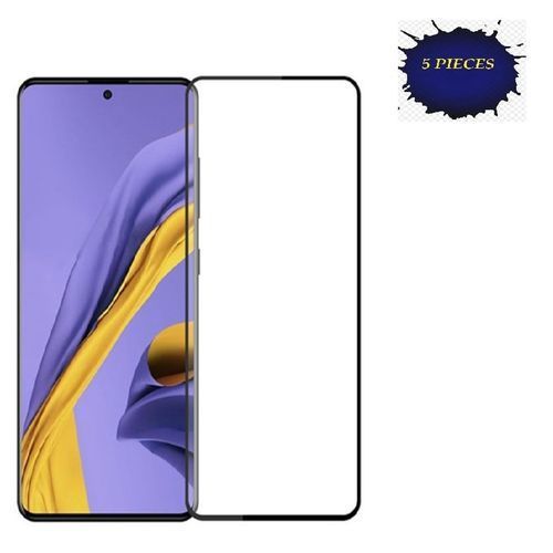 Pack 5 Incassable - Protection Vitre - Verre Trempé - OPPO A94 Noir très bonne