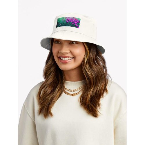 Gouttes abstraites Sweat chapeaux unisexe bob blanc