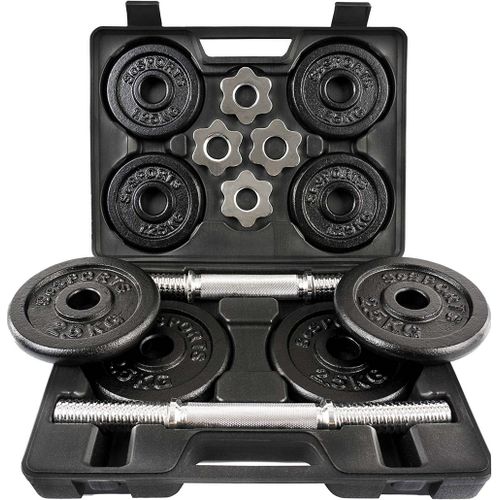 kit Haltéres Musculation 20 kg avec une valise qui facilite le transport