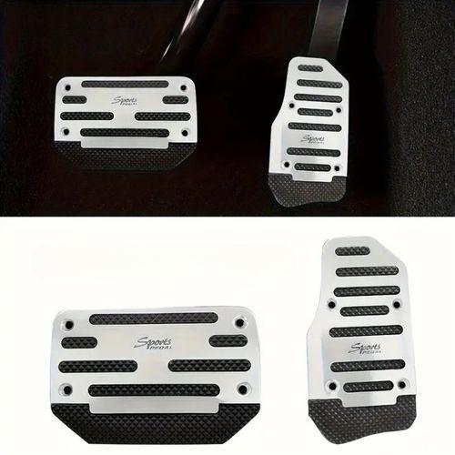 Kit de 2 Pdales Antidrapantes en Aluminium Pour Voiture Design Pratique et Scuris