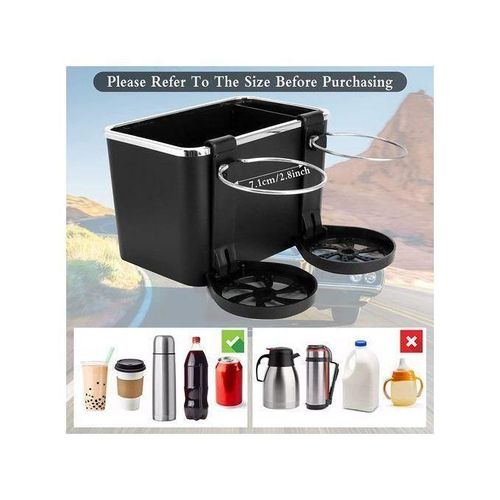 Elgant Organisateur de voiture avec 2 porte-gobelets pliables