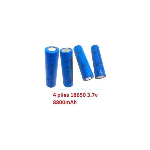 Flr 4 pcs Batteries lithium-ion rechargeables par heure