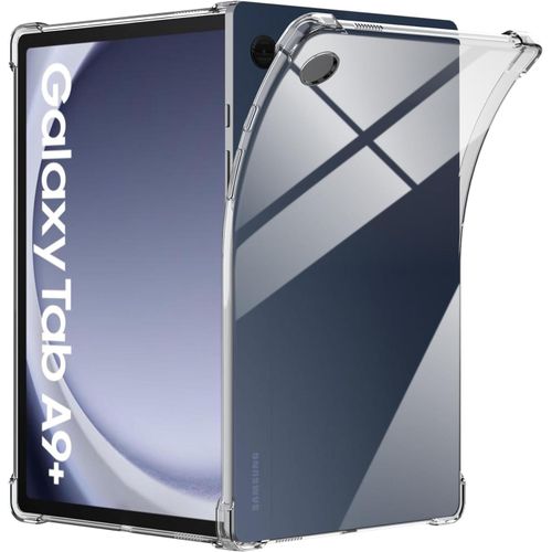 Cover étui pochette coque arrière transparente angle renforce pour Samsung TAb A9 PLUS