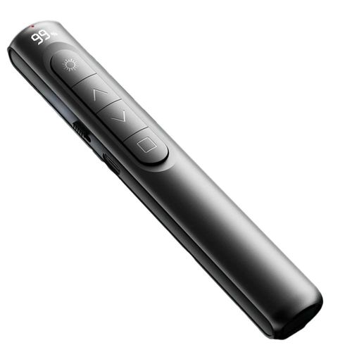 Présentateur PowerPoint Sans Fil Rechargeable USB Type-C – Télécommande de Présentation avec Pointeur Laser Rouge – Portée 100 m