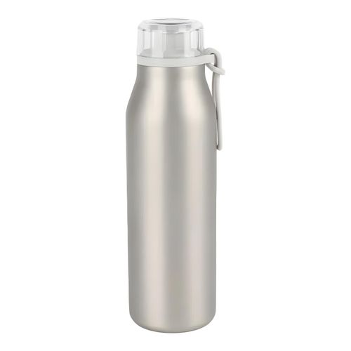 Bouteille Thermos Inox 640ML - Gris - Pour Boissons Chaudes ou Froides - Idéale Voyage et Quotidien