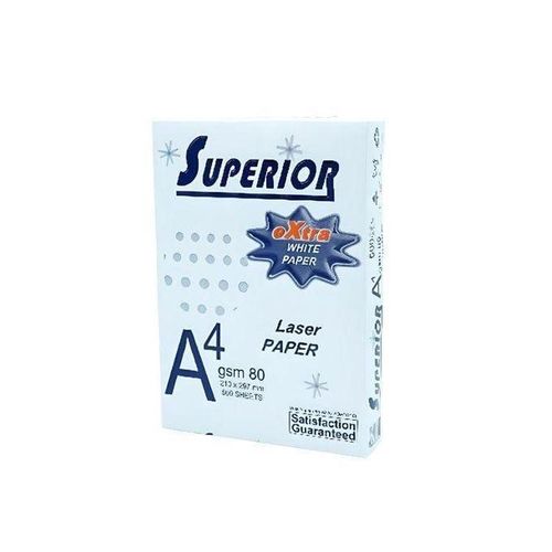 LOT 5 RAMETTE PAPIER EXTRA BLANC A4 5x 500 80g