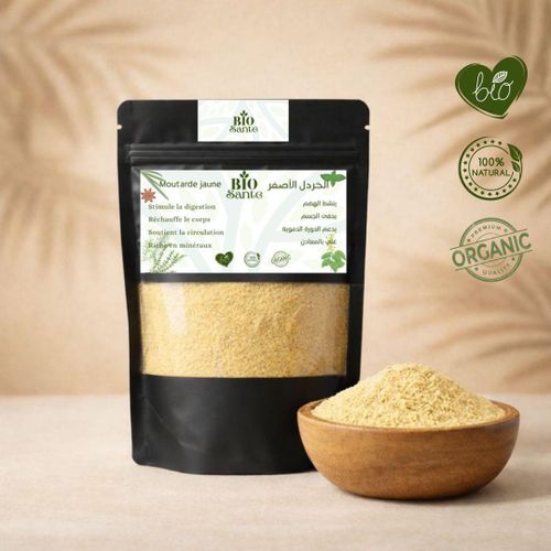Moutarde jaune moulue qualité constante 200g