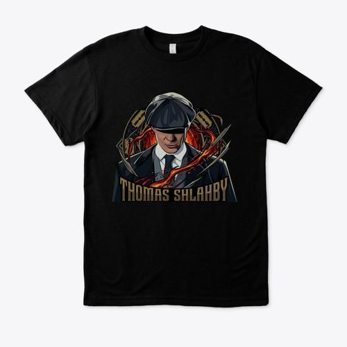 Premium T-Shirt Thomas Shelby Style Iconique - Design Streetwear Urbain - Black