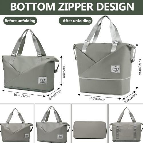 Sac de rangement pour vêtements, larger, voyage, fitness, double poignée,étanche