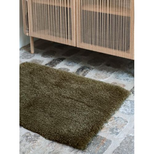 Grand Tapis de Bain XL KRONBORG – 60x90 cm – Microfibre Haute Densité – Vert – Ultra Doux & Séchage Rapide