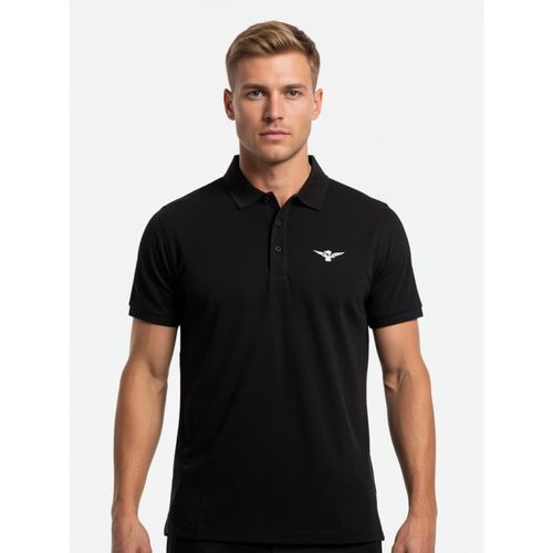 Accademia Militare Polo Manches Courtes Homme Noire