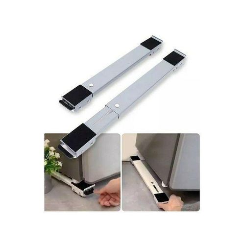 Offre RamadanSupport de base mobile pour réfrigérateur et machine à laver roulant extensible réglable