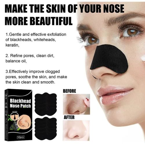 Masque anti-points noirs 10 Bandes de nettoyage des pores