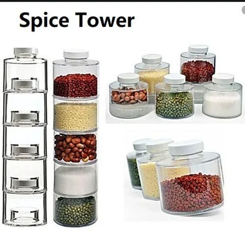 Conservation des aliments en vrac Set de 12 bouteilles pour pices Support