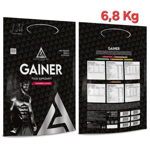LA Nutrition Gainer drink powder Strawberry 6800g