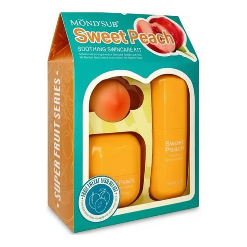 Kit Soin Sweet Peach - Hydratation et Apaisement - Pour le Visage - Parfum Pêche