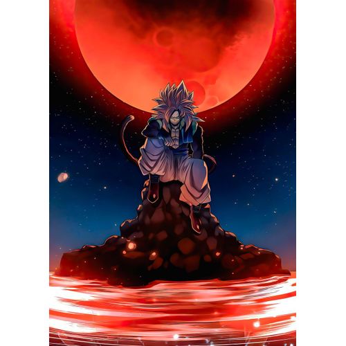 Dragonball 191 Anime Manga Painting style Poster Chambre