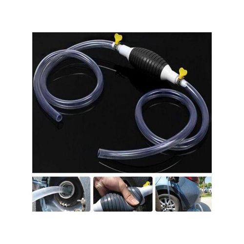 Pompe à Main Portable Voiture Transfert de Carburant Essence Huile Eau,fluides