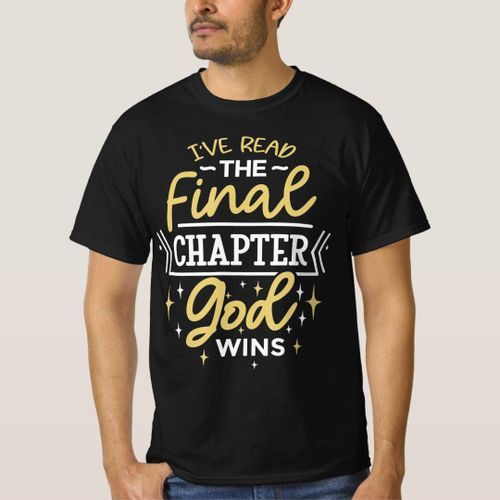 T-shirt Drle Citation Bible Ive Lire Le Chapitre Final D