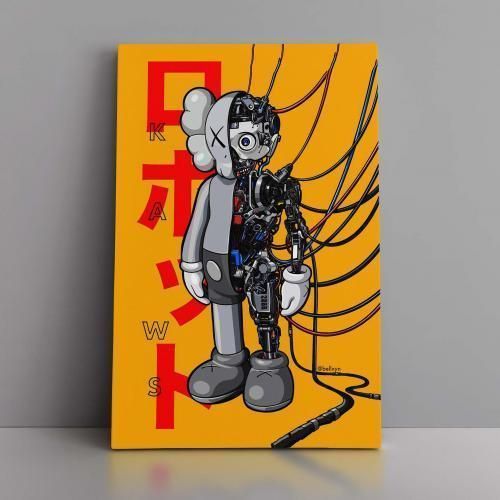 Tableau Mural Décoratifs Graphic imprimé--ART-Kaws