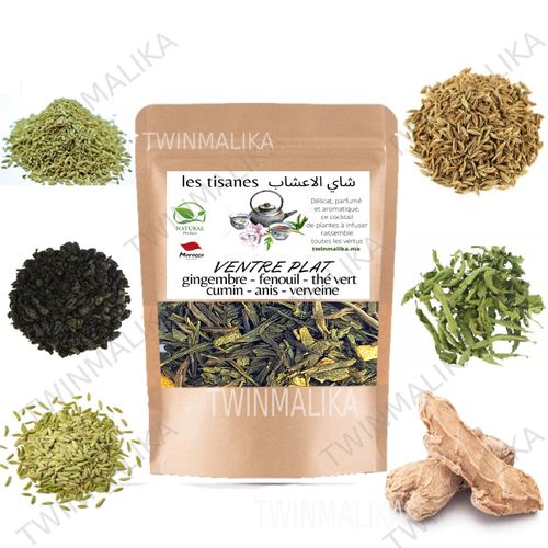 detox infusion spécial VENTRE PLAT idéal pour l hiver 100 % naturel