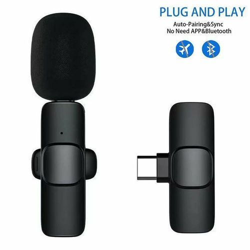 Microphone Lavalier sans fil K9, pour Studio de jeu, pour iPhone type-c, ordinateur, téléphone portable, K8 M21