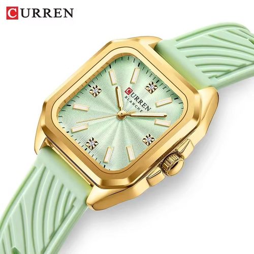 Montre femme cadran vert qualité nouveau