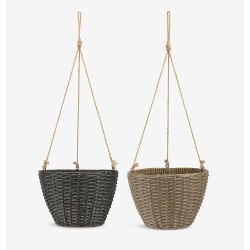 2 Jardinières suspendues (27x19 cm)