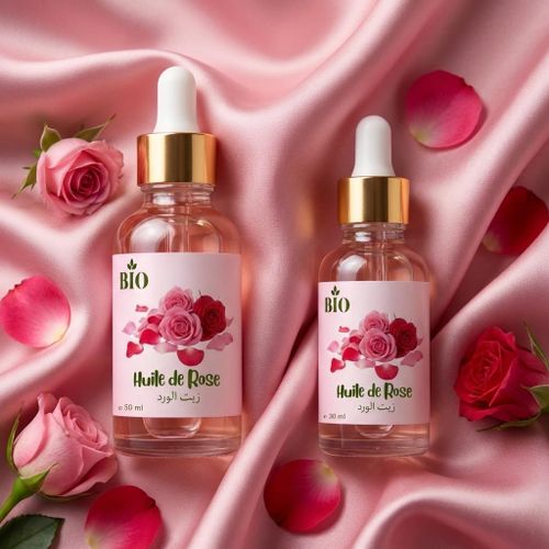 Pack x2 Huile de rose 50 ml et 30 ml routine beauté nutrition