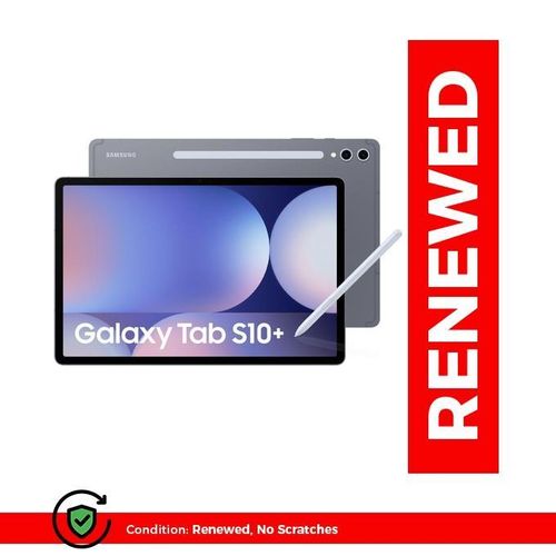 Galaxy Tab S10 Plus 12.4 pouces 256 Go 12 Go Gris Pierre de Lune Wi-Fi - Reconditionné