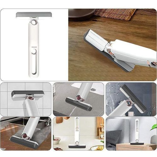 Mini Vadrouille Absorbante Auto-serrante pour le Nettoyage, Mini Portable Mop