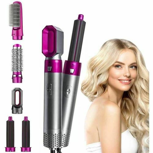 Air Styler 5 In 1 Hair Styler avec Seche Cheveux, Boucleur a Air, Brosse Soufflante, Brushing Brosse Soufflante, Brosse Lissante