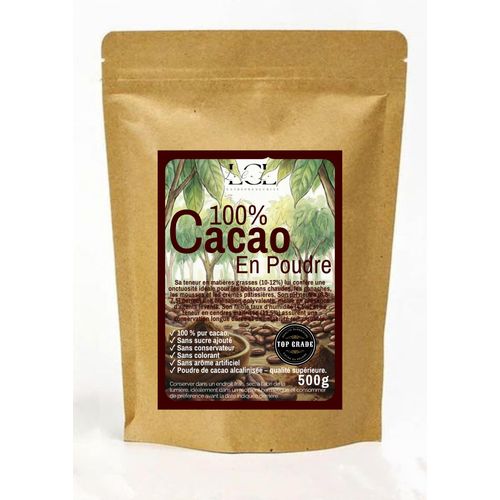 500g - Cacao en Poudre Top Grade - Pour Pâtisserie et Boissons