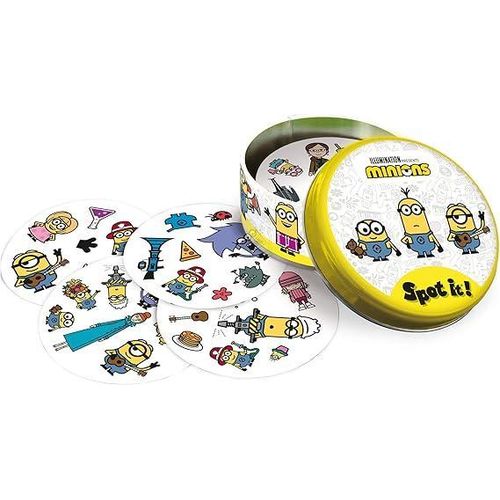 Spot It Minions – Jeu de Cartes d’Observation Rapide Plusieurs Thèmes Disponibles