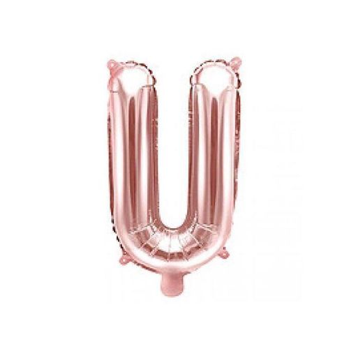 Ballon lettre U Rose Gold /décoration Anniversaire