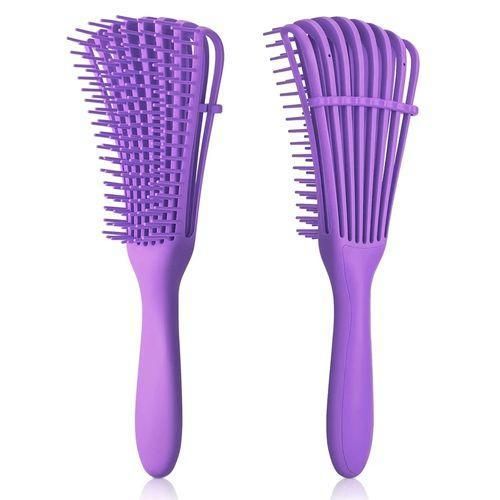 Brosse démêlante Octopus Brush Pour Cheveux Bouclés En Silicone à 8 bras Unisex