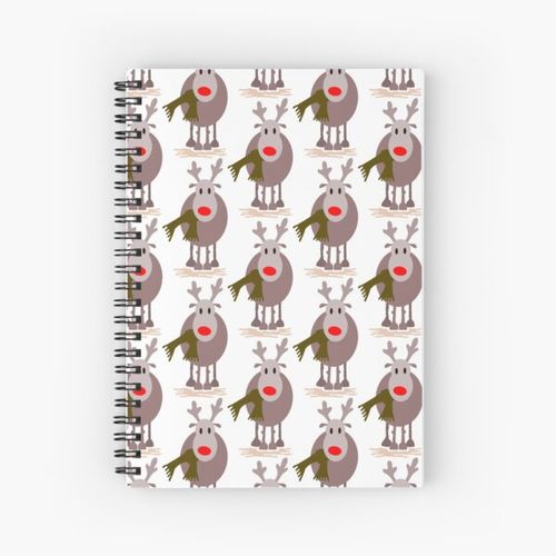 The Robinson Reindeer Spiral Notebook Bloc note