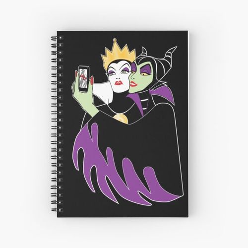 Wicked Selfie Spiral Notebook Bloc note