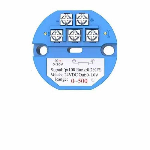 RTD PT100 Module Transmetteur de Température DC24V Plage de mesure 0 à 500 degrés Sortie 0-10 V